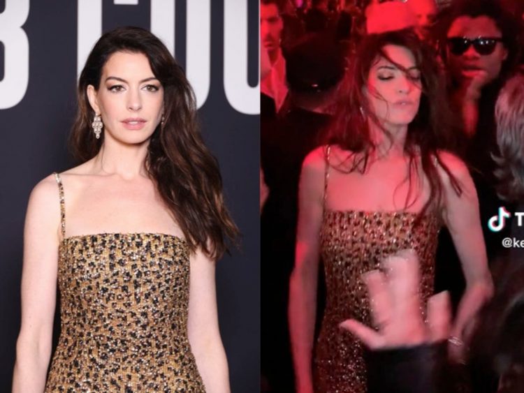 Anne Hathaway fans love ‘mesmerising’ videos of her dancing during Valentino party