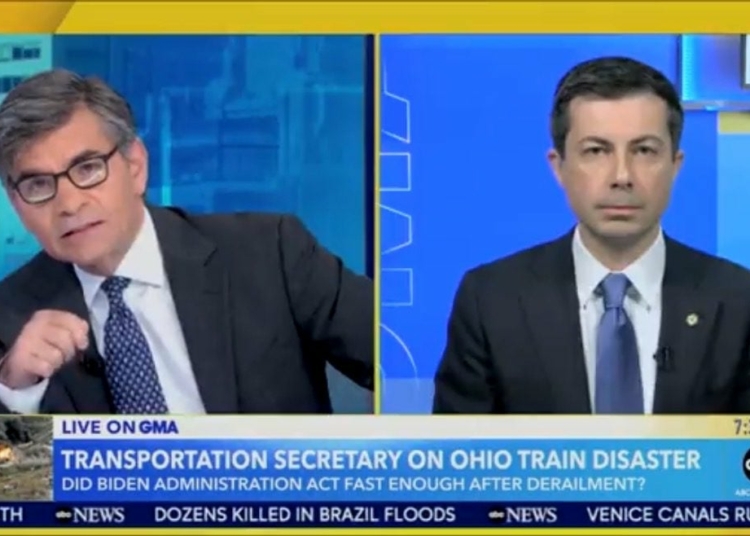 Buttigieg's Response to Criticism of Govt's Handling of Ohio Train Derailment: "Look, I Was Mayor of My Hometown for Eight Years. We Dealt with a Lot of Disasters" (VIDEO)