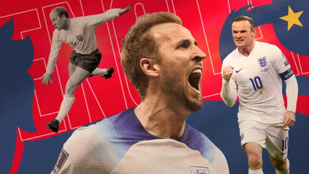 Harry Kane breaks Wayne Rooney's all-time England goalscoring record