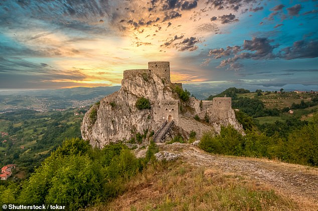 The stunning medieval fortress near fourth-place Srebrenik
