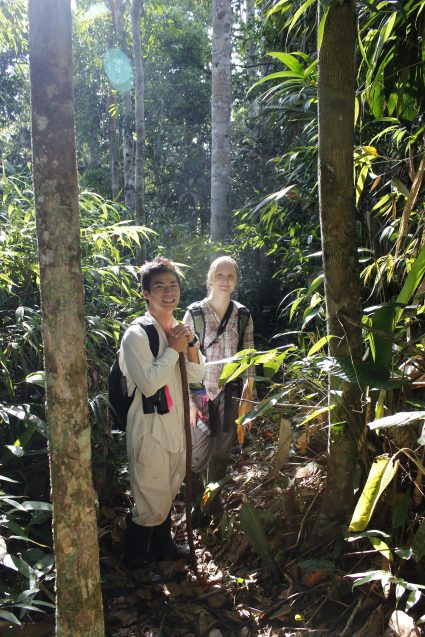william hsu in a rainforest