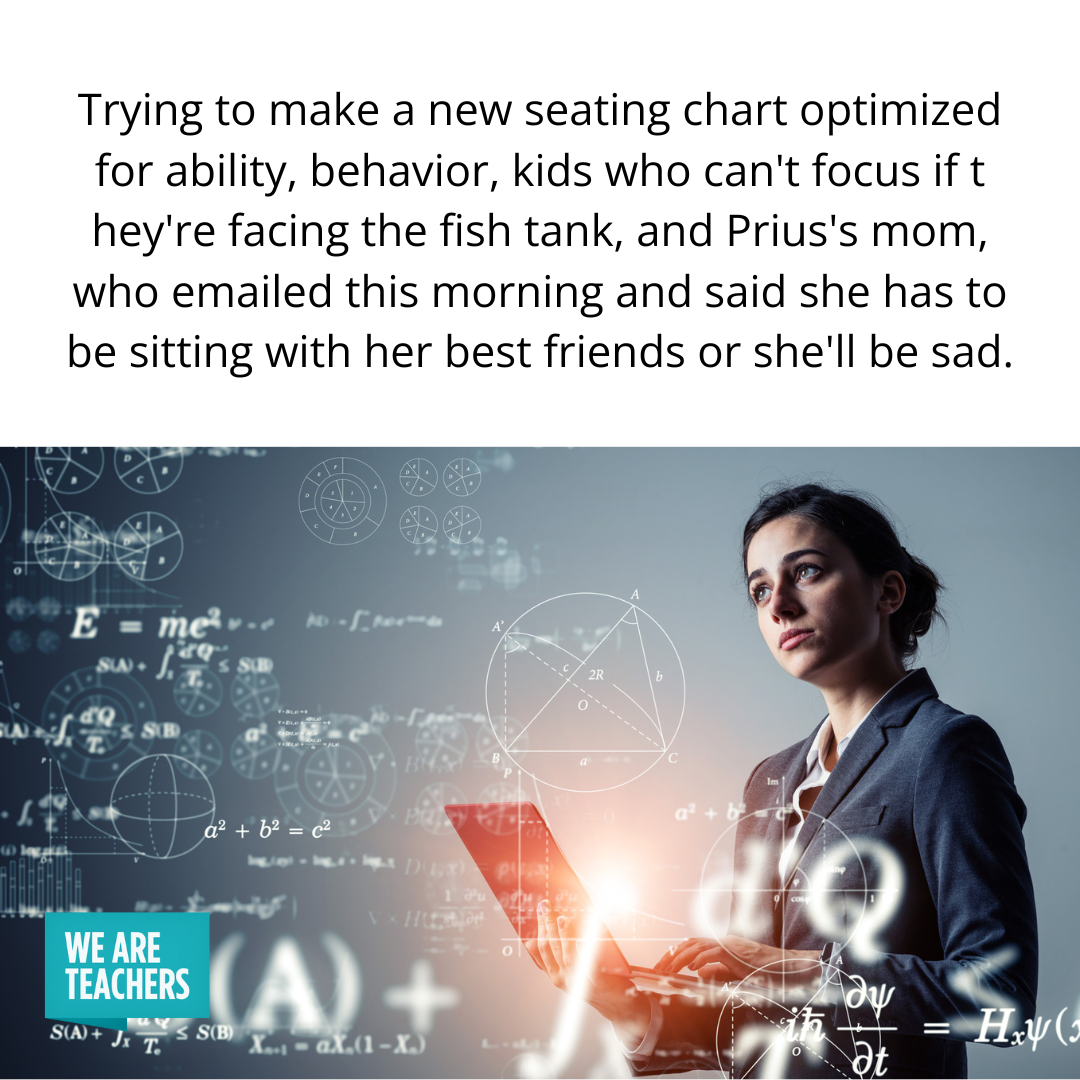 seating chart funny school meme