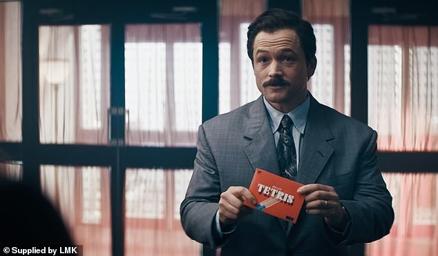 A new film, Tetris, starring British actor Taron Egerton as Henk Rogers (pictured), best known for playing Elton John in Rocketman, brings the complex saga vividly to life