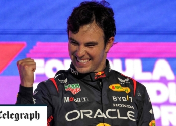 Sergio Perez holds off Max Verstappen as Red Bull dominate