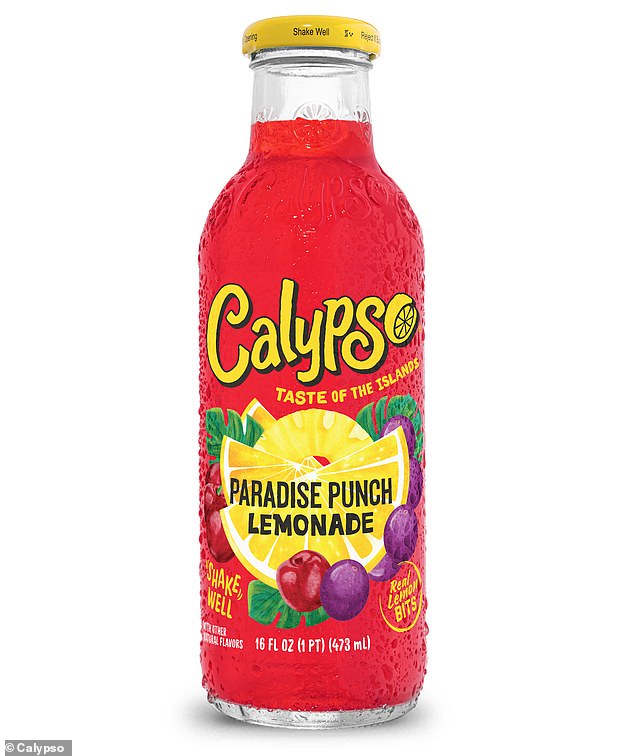 A popular American juice drink, Calypso fruit juice is sold in sweet stores across the UK