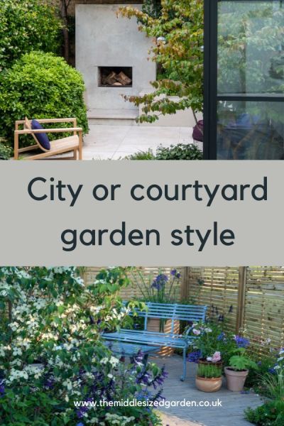 City or courtyard garden style