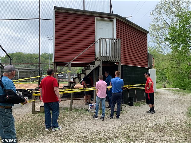 Six Wayne High School students and three adults were injured on Saturday after a press box collapsed in the middle of the game around 1.30pm