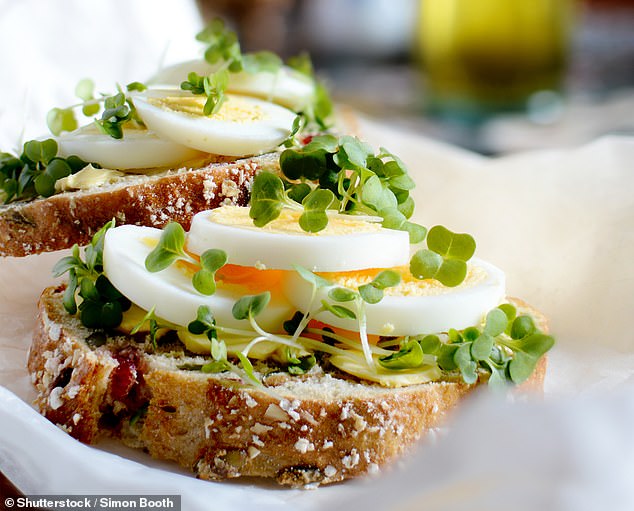 Egg mayonnaise with cress is in second place, winning an impressive 41 per cent of the vote