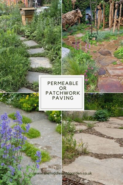 Permeable or patchwork pavers - save money on paving