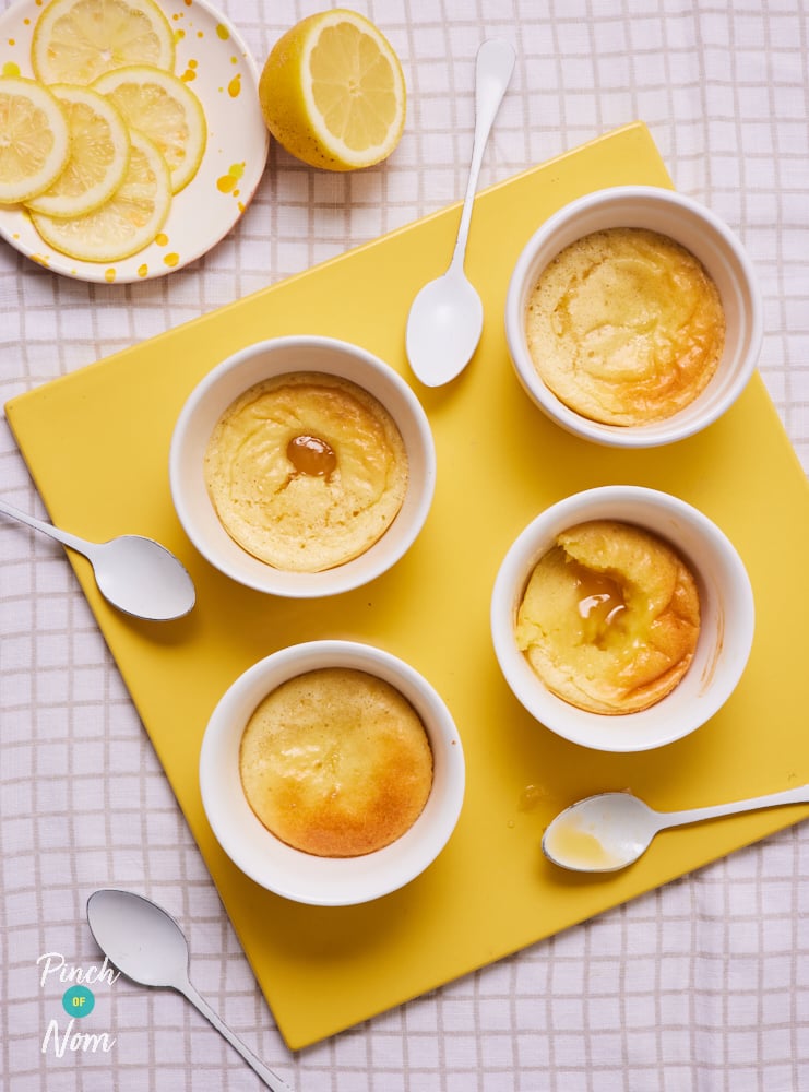Lemon Lava Cakes - Pinch of Nom Slimming Recipes