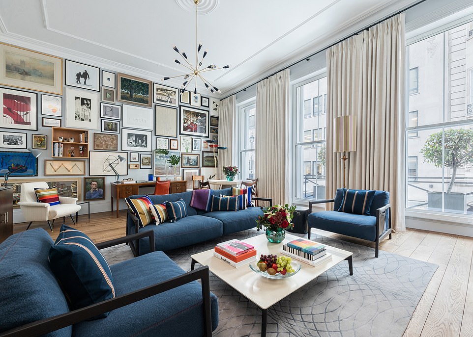 The new Sir Paul Smith Suite at Brown's Hotel of Mayfair, which costs from £5,500 per night. Brown's Hotel is the five-star flagship of Sir Rocco Forte's hospitality empire