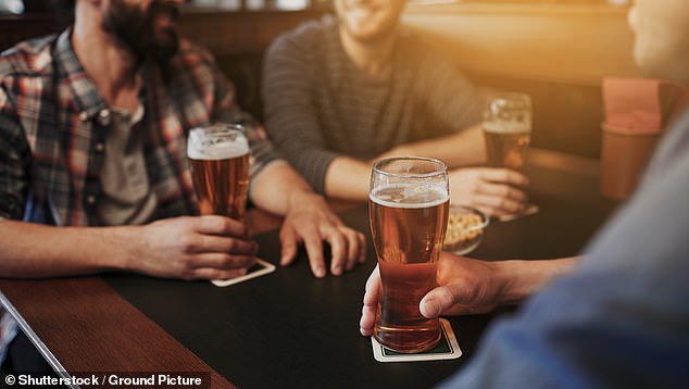 Almost half (48 per cent) of Britons have relied on pub staff for advice and guidance during a challenging time, according to a study (stock image)