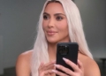 Kim Kardashian seen texting a mystery man after her heartbreaking admission about love