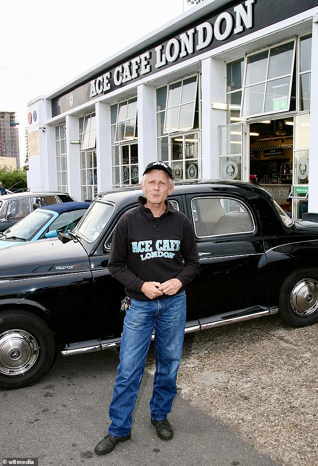 Managing Director of the Ace Cafe, Mark Wilsmore, pictured outside his venue, said despite being currently outside the Ulez zone, his business has already been massively impacted by the policy
