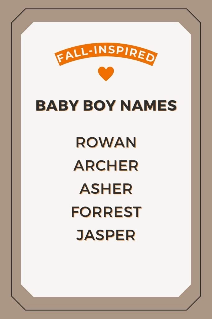 autumn baby names