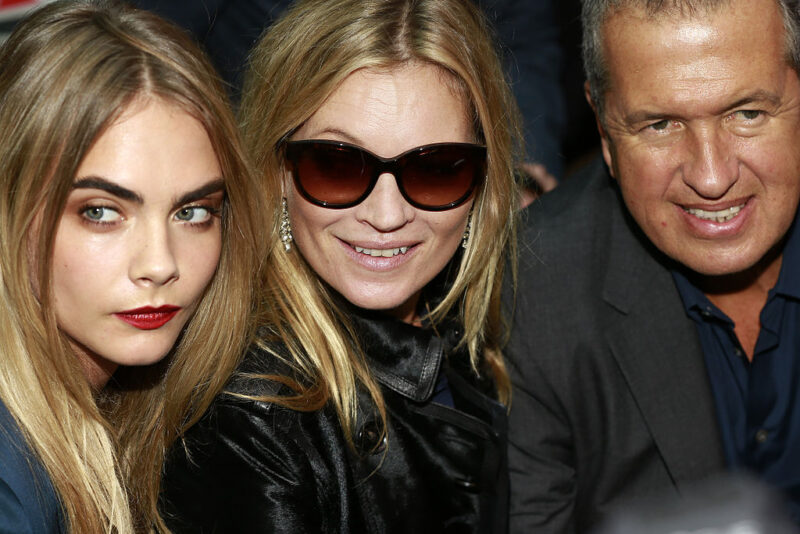 Cara Delevingne with Kate Moss