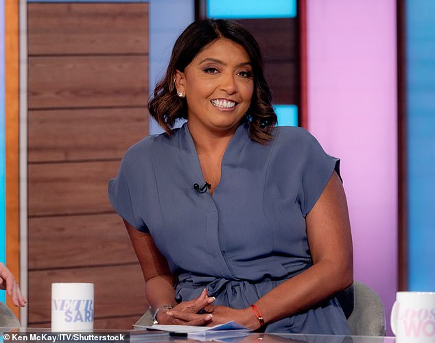Exciting: During an episode of Loose Women on Friday, Sunetra Sarker announced that she will be returning to the wards of Holby City Hospital