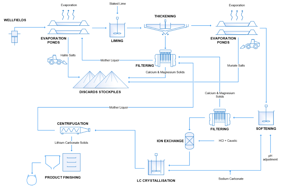 Sal de Vida Simplified Process Flow Diagram