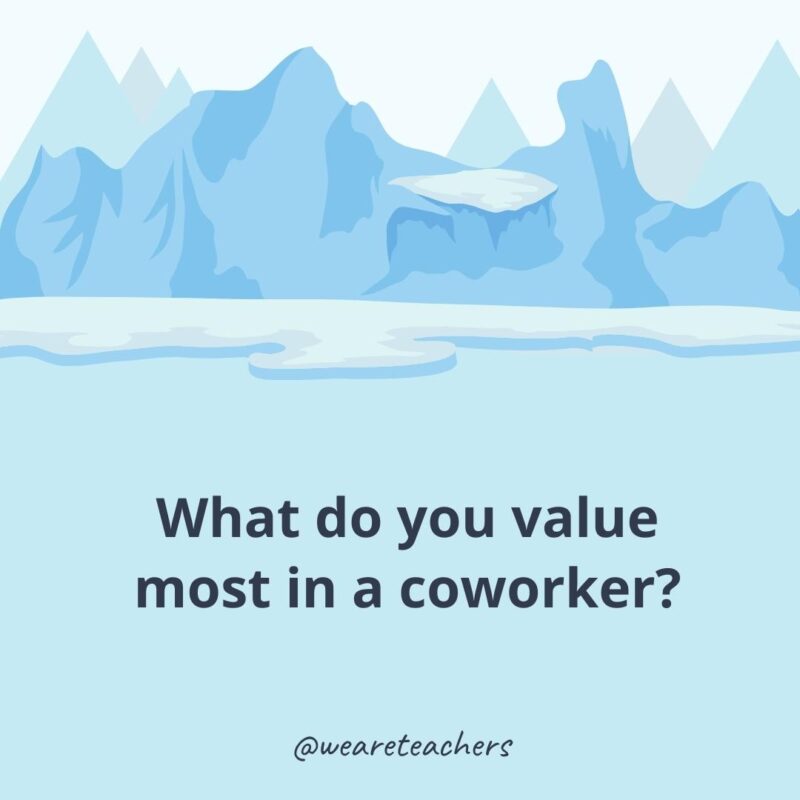What do you value most in a coworker?