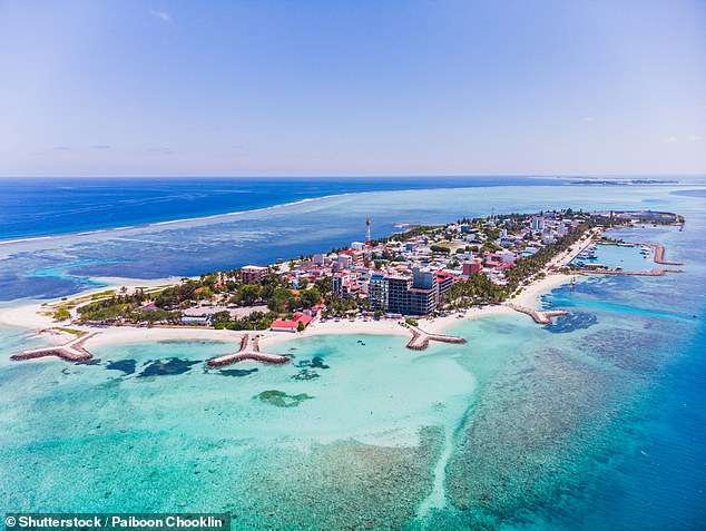 Among the most popular of the Maldives' local islands is Maafushi (above), which offers an abundance of beach bars, restaurants, water sports and snorkelling tours, according to TikToker and Maldives bargain hunter Adriana Neptuna