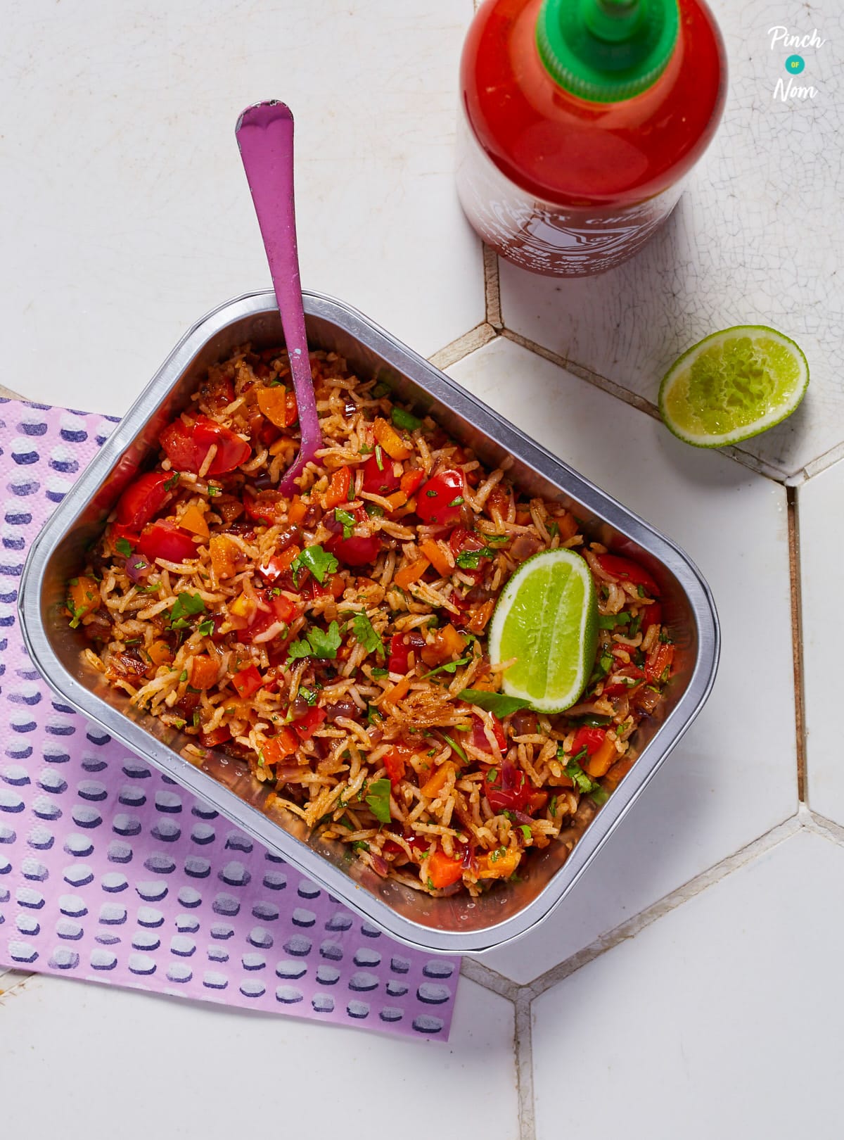 Indian-Style Fried Rice - Pinch of Nom Slimming Recipes