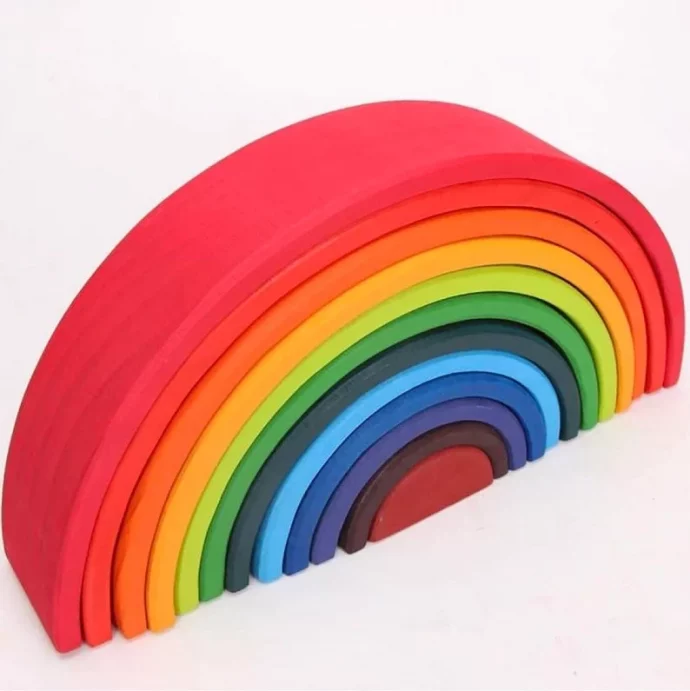 rainbow stacking toy