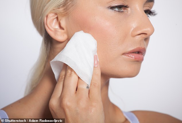 Experts say make up removing wipes contain harsh chemicals that can strip your skin of its natural oils