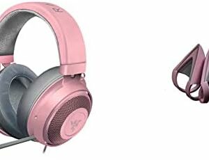Razer Kraken Over Ear Headset, Quartz Pink Retractable & Raz...