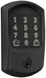 Schlage BE489WB GRW 622 Encode WiFi Deadbolt Smart Lock, Key...