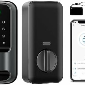 CSLP Fingerprint Smart Deadbolt Works with Alexa, 6-in-1 Key...