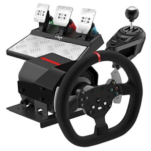 PXN Force Feedback Steering Wheel Gaming, V10 Racing Wheel 2...