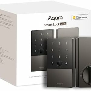 Aqara Smart Lock U100, Fingerprint Keyless Entry Door Lock w...