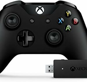 Microsoft CWT-00001 Xbox Controller + Wireless Adapter for W...