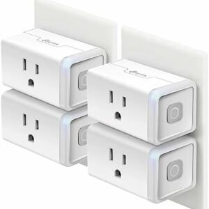 Kasa Smart Plug HS103P4, Smart Home Wi-Fi Outlet Works with ...