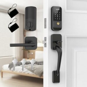 Keyless Entry Smart Door Lock with Handle Set，Front Door Key...
