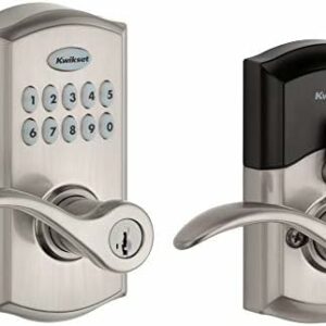 Kwikset SmartCode 955 Keyless Keypad Door Lock with Handle, ...