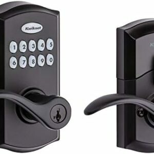Kwikset SmartCode 955 Keyless Keypad Door Lock with Handle, ...
