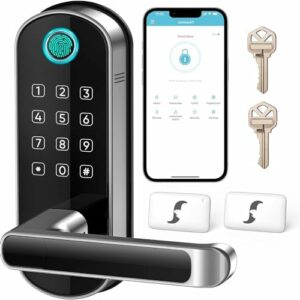samtechT Smart Lock, Keyless Entry Door Lock, Fingerprint Do...