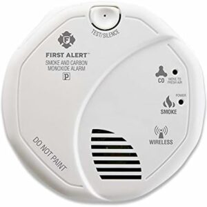 First Alert Battery Powered Z-Wave Smoke Detector & Carbon M...