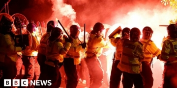 Aston Villa: Officer believed burnt in clashes with Legia Warsaw fans