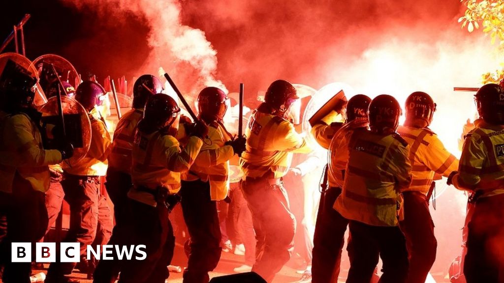 Aston Villa: Officer believed burnt in clashes with Legia Warsaw fans