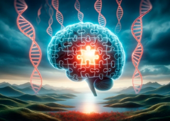 Neuroscience Dementia Brain Genetics Concept jpg