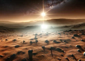 Sunset on Mars Art Concept jpg