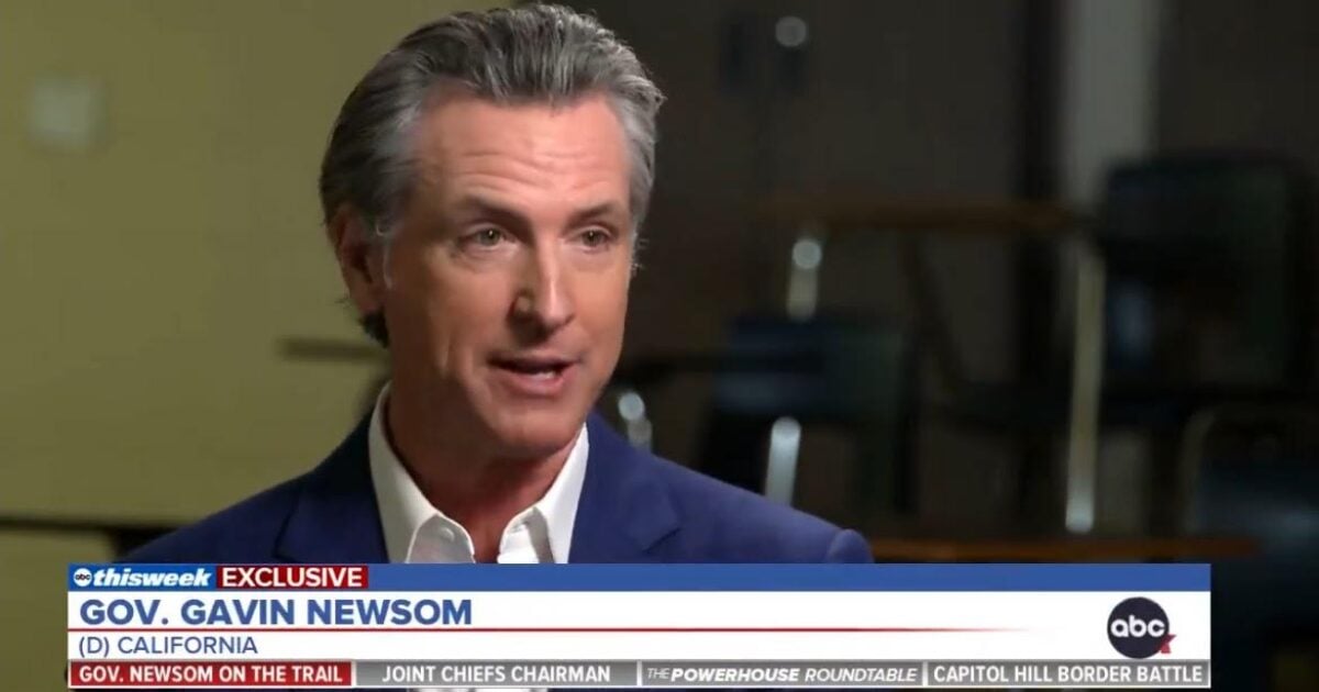 Gavin Newsom Says Democrats Have to be Worried About Third Party Candidates in 2024 (VIDEO) | The Gateway Pundit