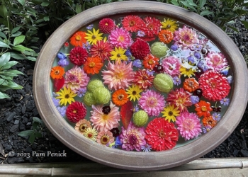 03 Asian garden water bowl bouquet jpg