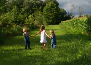 Children on Rural Farm jpg