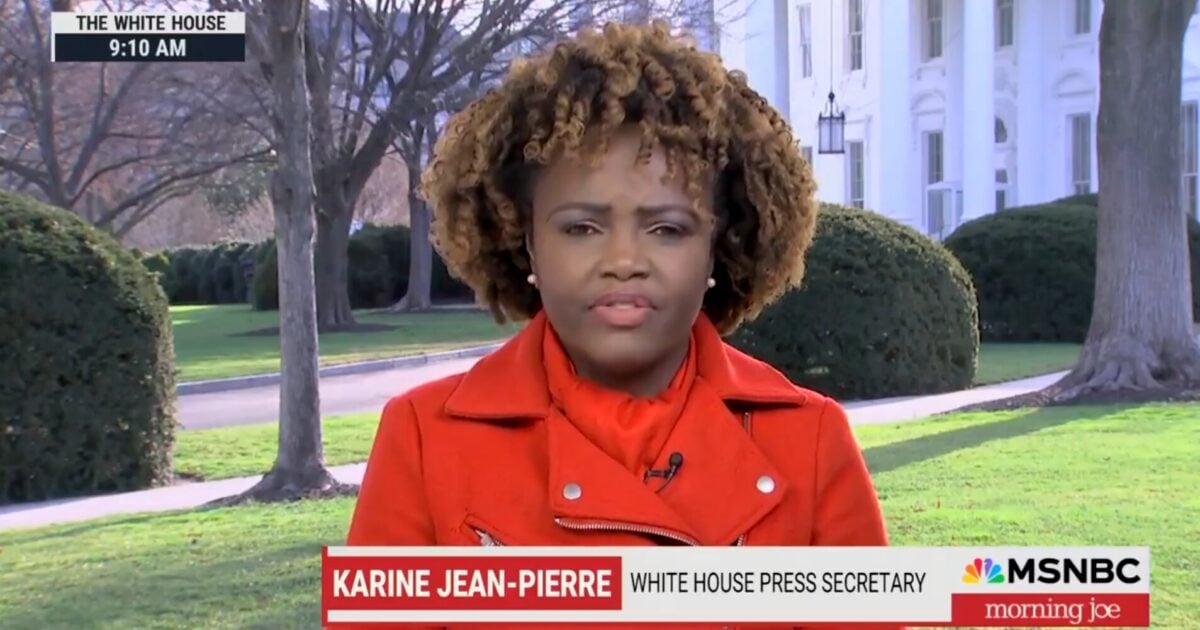 Karine Jean Pierre on US Troops Killed in Drone Attack: "Three folks who are military folks, who are, who are brave, who are always fighting, who were fighting on behalf of this administration..." | The Gateway Pundit