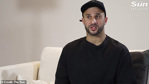 Kyle Walker broke down on Sunday as he admitted to making 'idiot choices and idiot decisions' while fathering a secret child during his marriage to 'best friend' Annie Kilner