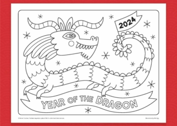 Lunar New Year Coloring Page 2024 Grab Our Free Download jpg