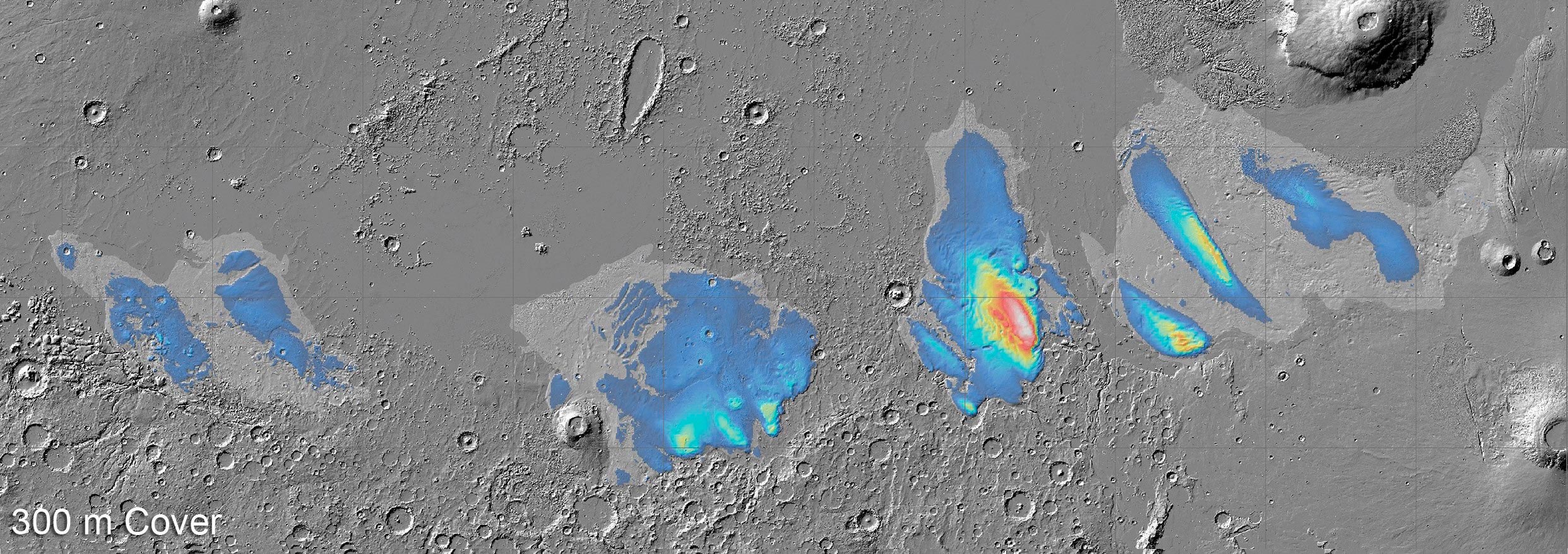 Map Suspected Ice Mars Equator jpg